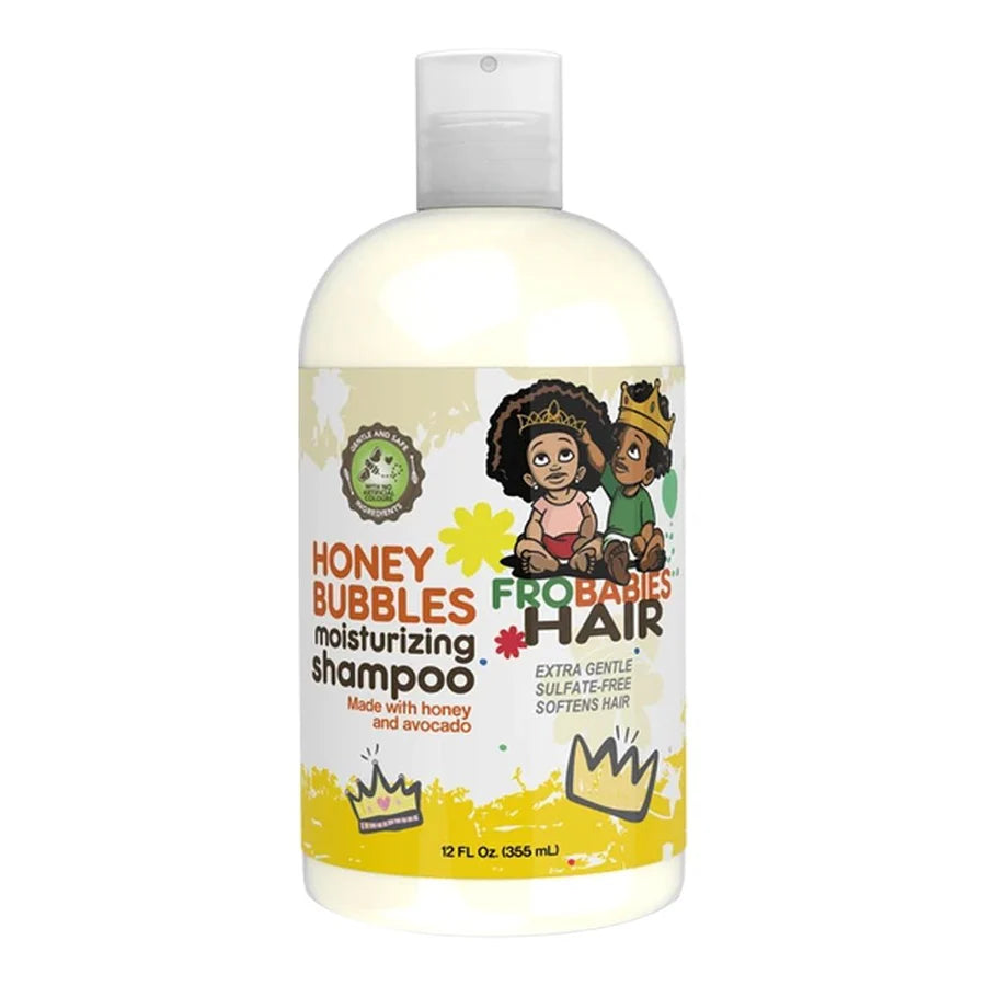 Afro Babies Hair Honey Bubbles Mois Shampoo 12oz